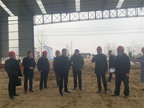 萬人助萬企，節(jié)后送關懷——上級部門領導視察永和集團城陽城拌合站建設情況！