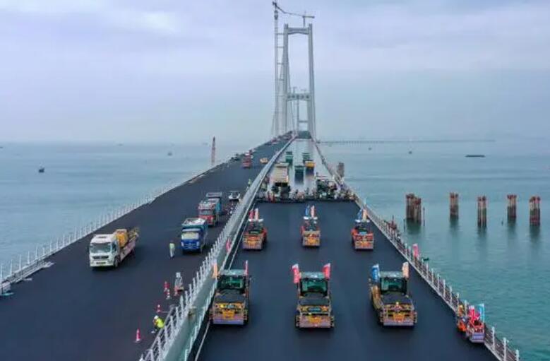 世界最大規(guī)模！深中通道鋼橋面全部完成鋪裝